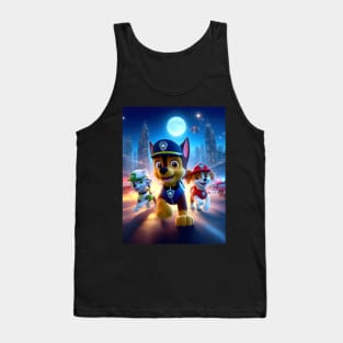 Kids Fashion: Explore the Magic of Cartoons and Enchanting Styles for Children Tank Top